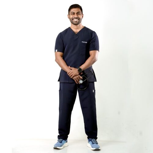 PrimeFlex Midnight Blue - Scrub Set (Unisex)