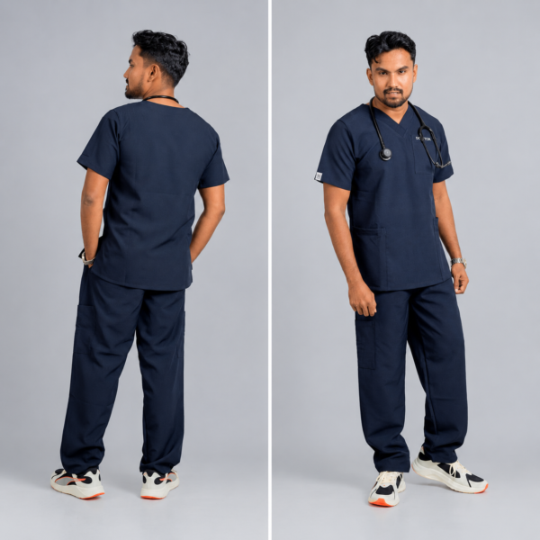 PrimeFlex Navy Blue - Scrub Top (Unisex)