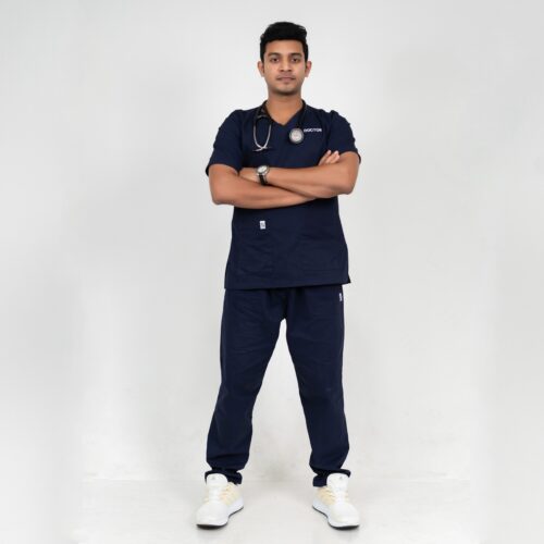 SoftTouch Navy Blue - Scrub Set (Unisex)