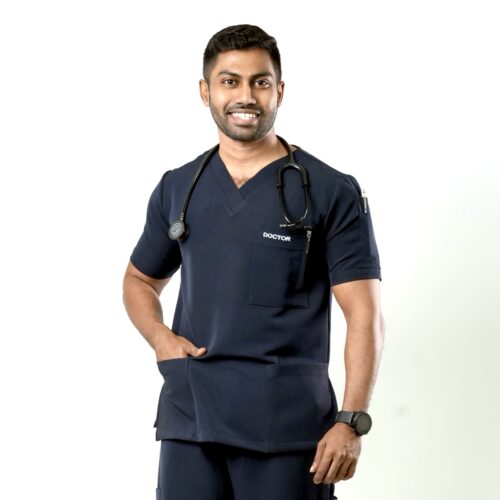 PrimeFlex Midnight Blue - Scrub Top (Unisex)