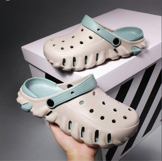 Grey & Blue Clog Shoe