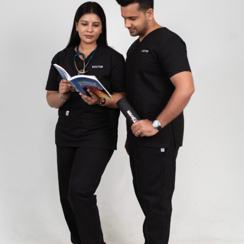 SoftTouch Black - Scrub Set (Unisex)
