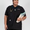 SoftTouch Black - Scrub Top (Unisex)