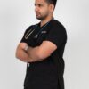 SoftTouch Black - Scrub Top (Unisex)