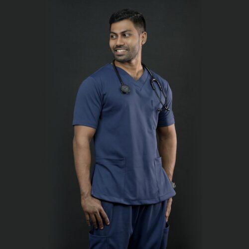 a9ee1883-44a2-4b7e-a5b7-edfa79792e15 ActiveX Navy Blue - Scrub Top (Unisex)