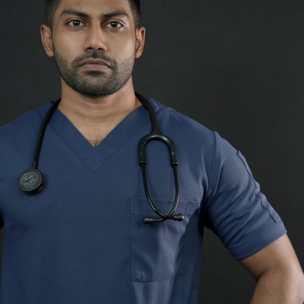 fab4bbd1-48fc-4c9c-a427-89f009c11728-3 ActiveX Navy Blue - Scrub Top (Unisex)